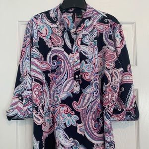 L New Directions Multicolored Pattern shirt